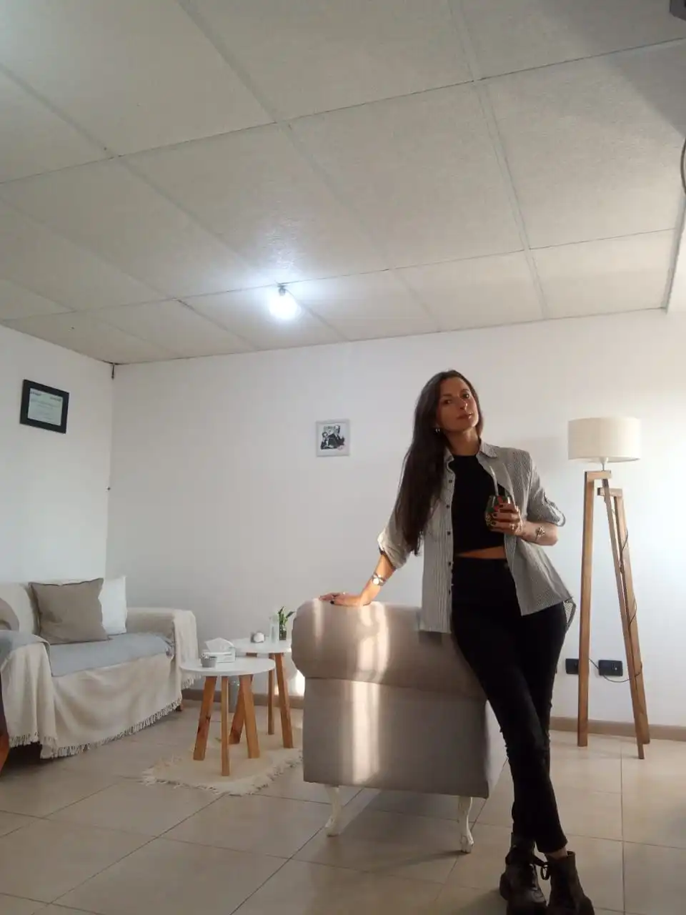 Lic. Ileana Zabala en su consultorio